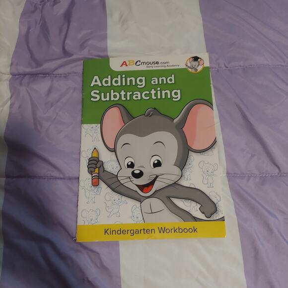 Abc Mouse Workbook Adding And Subtracting Kindergarten Workbook - Picture 1 of 8